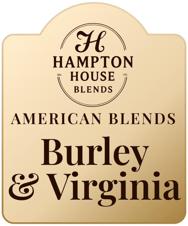 Logo of Hampton House Blends American tobacco blends Burley & Virginia.