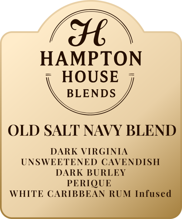 Logo of Hampton House Blends Old Salt Navy Blend rum.