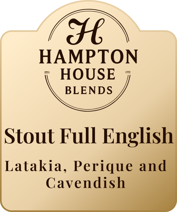 Logo of Hampton House Blends Stout Full English tobacco.
