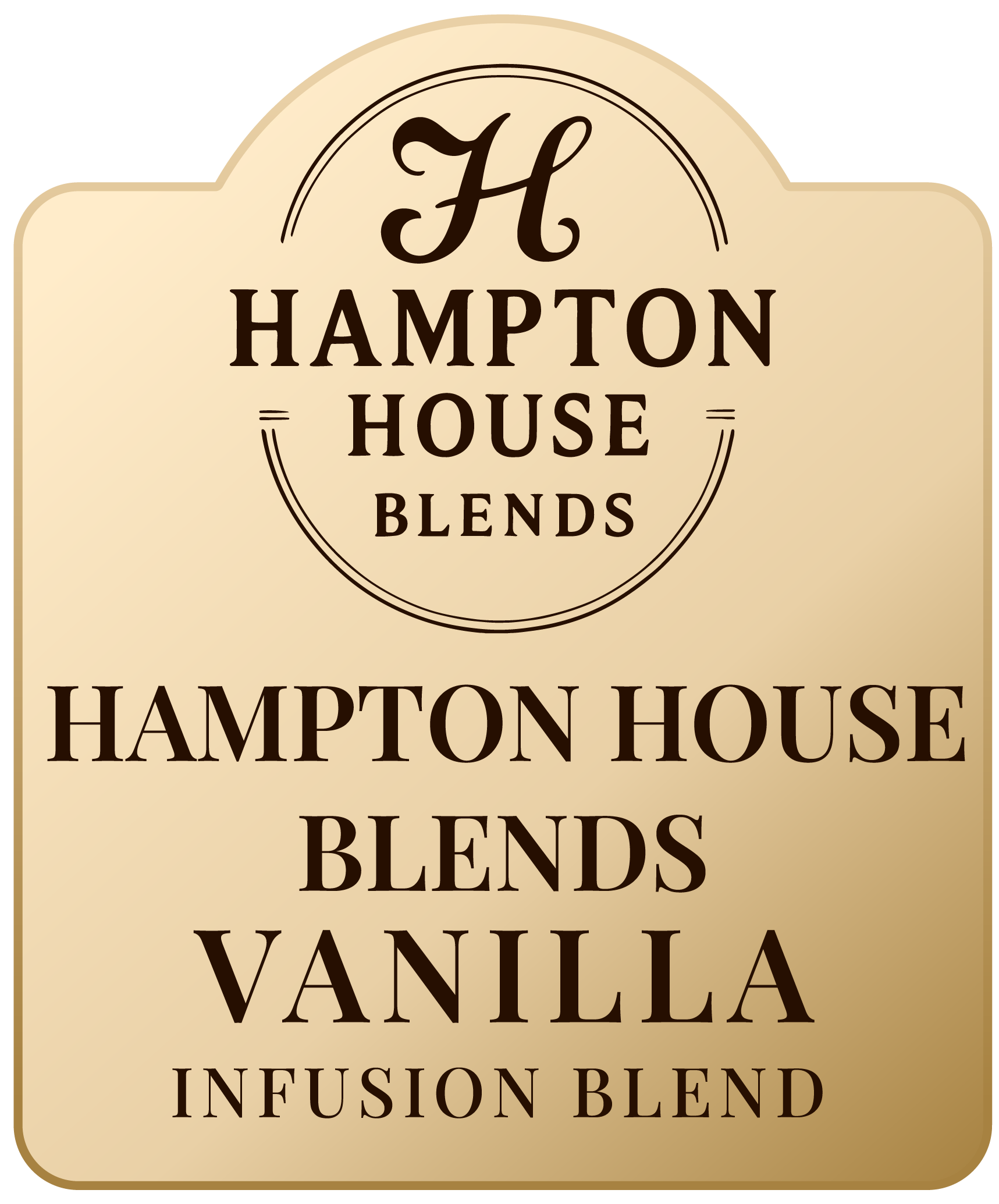 Logo of Hampton House Blends Vanilla Infusion Blend.