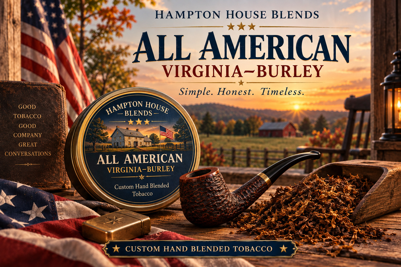 ALL AMERICAN VIRGINIA-BURLEY